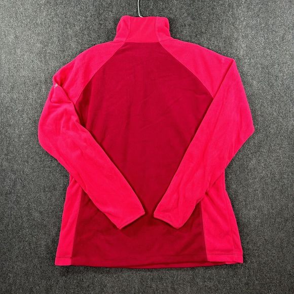 Columbia Arctic Air Jacket Women’s Extra Large Red Pink Fleece 1/4 Zip - Picture 4 of 10